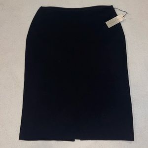NWT Adrienne Vittadini Wool Stretch Pencil Skirt sz Large